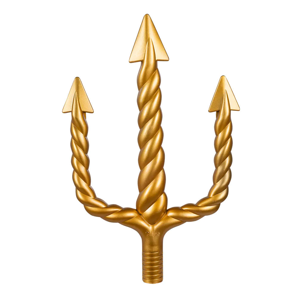Neptune Trident 5-piece 138 cm – golden fork for costume carnival &amp; Mardi Gras 4