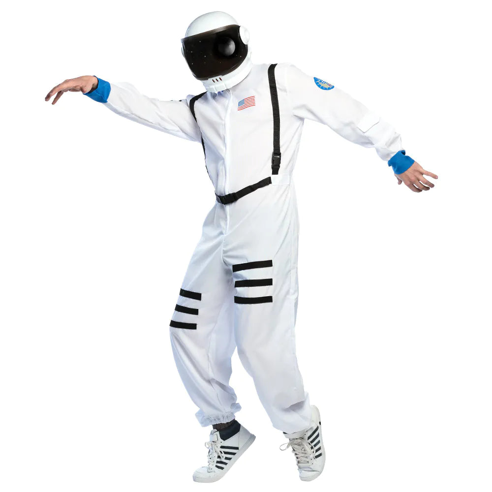 Astronaut Helmet – White Spaceman Helmet with Visor for Carnival &amp; Costume Party 4
