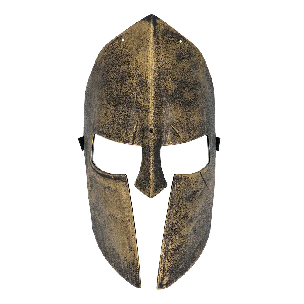 Spartan bronze-colored mask – antique warrior mask for carnival &amp; costume 2