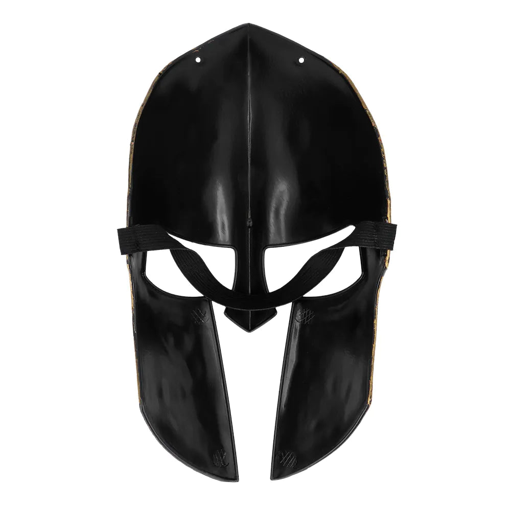 Spartan bronze-colored mask – antique warrior mask for carnival &amp; costume 4