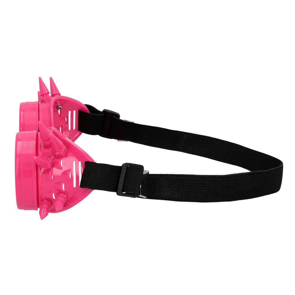 Party glasses festival pink – Neon prism glasses for rave, carnival &amp; Pride 4