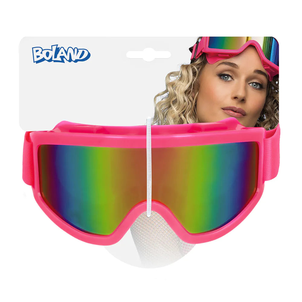 Party Ski Goggles Neon Pink UV – Neon Snowboard Goggles for Rave &amp; Festival 7