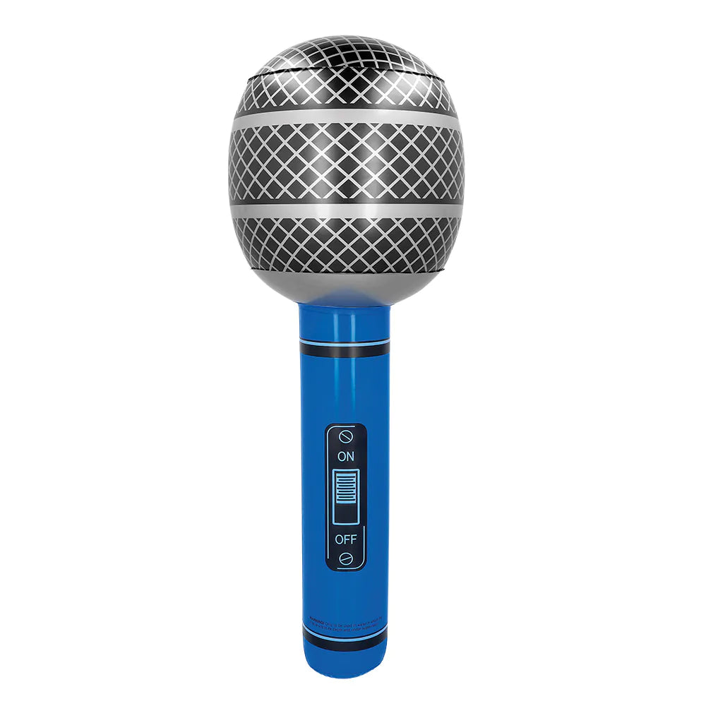 Inflatable microphone 76 cm – fun party accessory for karaoke &amp; shows 2