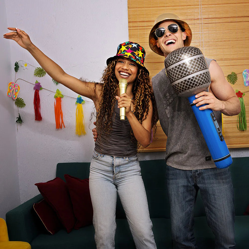 Inflatable microphone 76 cm – fun party accessory for karaoke &amp; shows 4