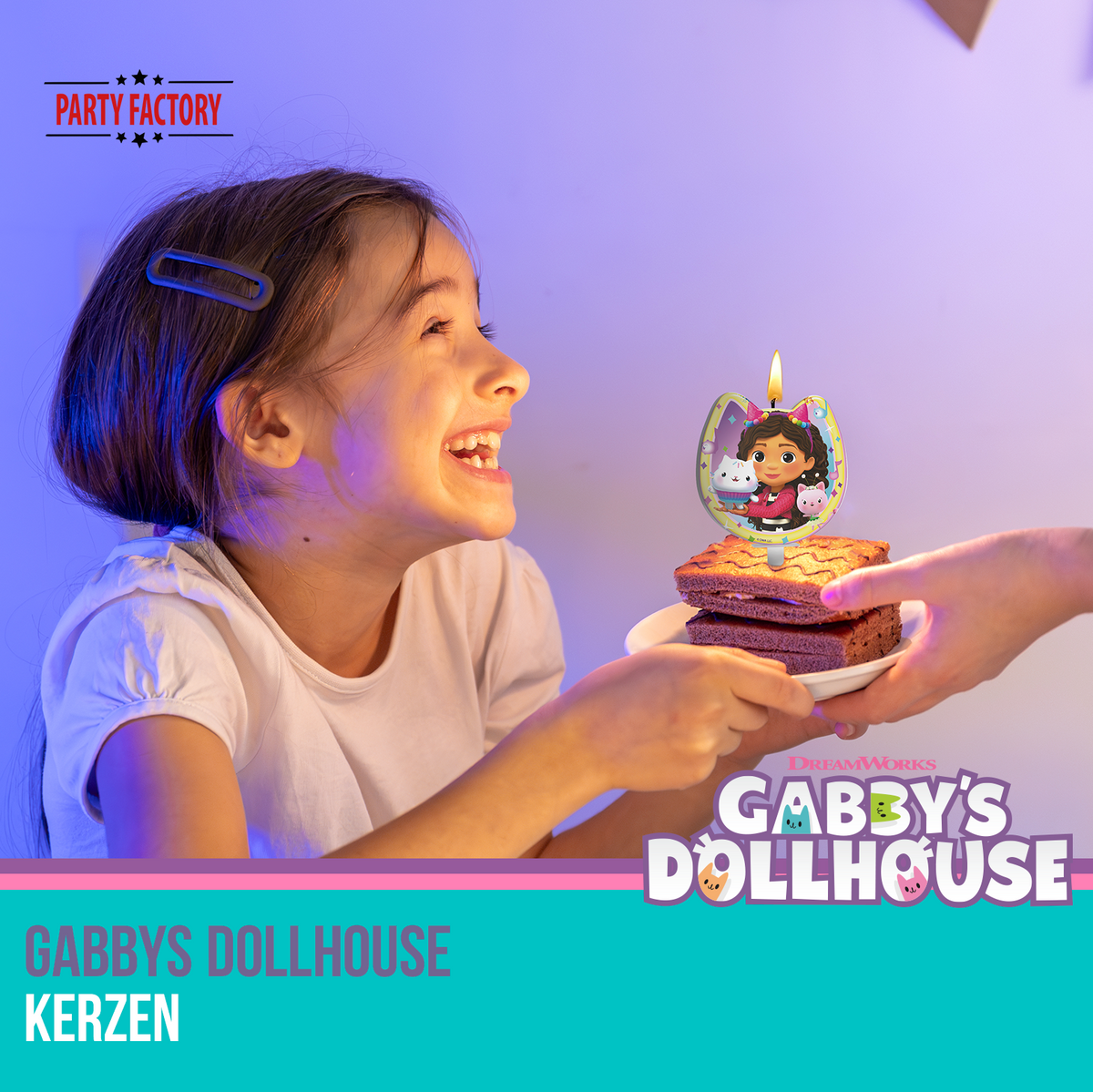 Gabby’s Dollhouse Geburtstagskerzen 4 Stück 6