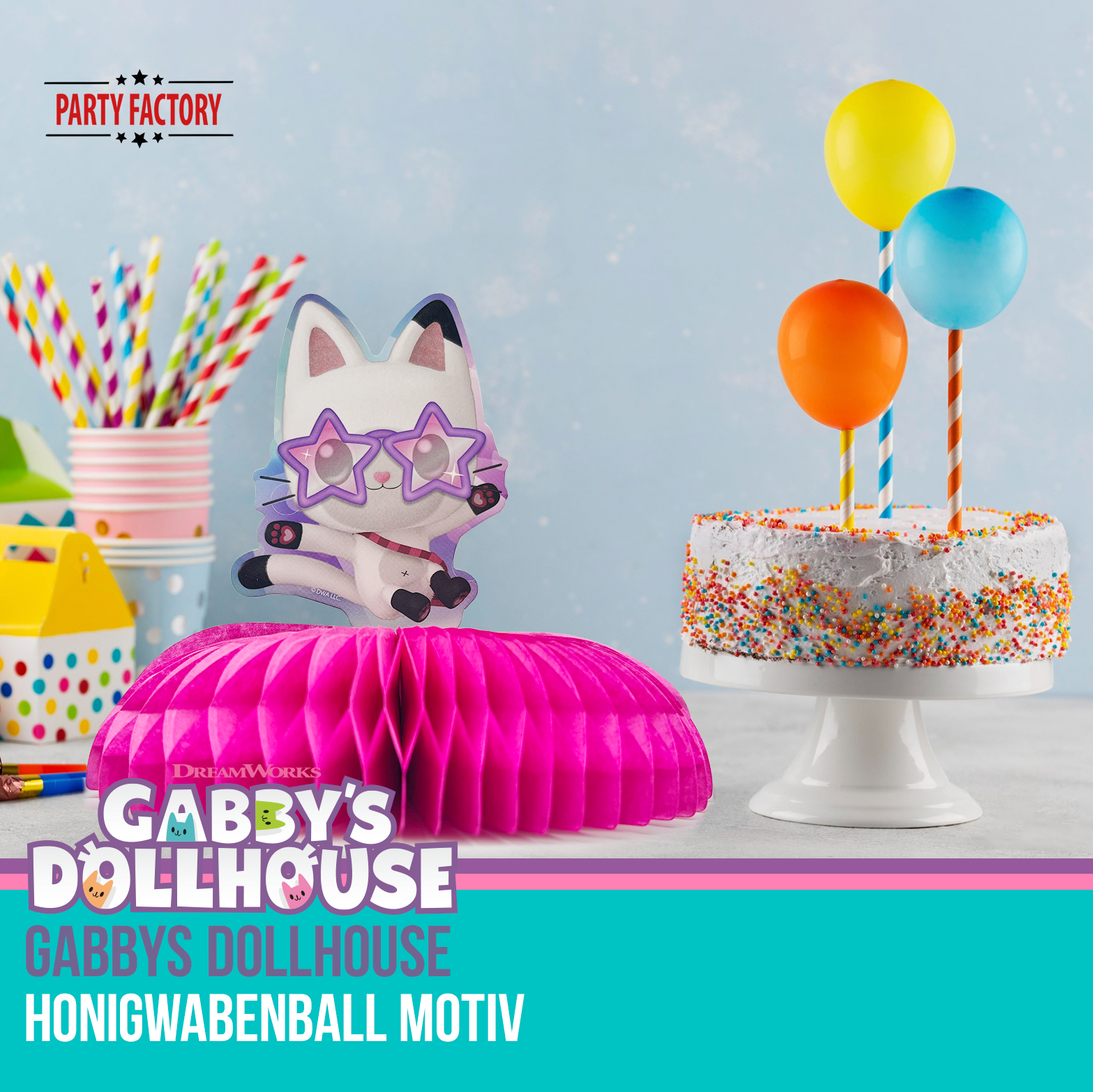 Gabby’s Dollhouse Honigwabenball Motiv 3 Pandy 10