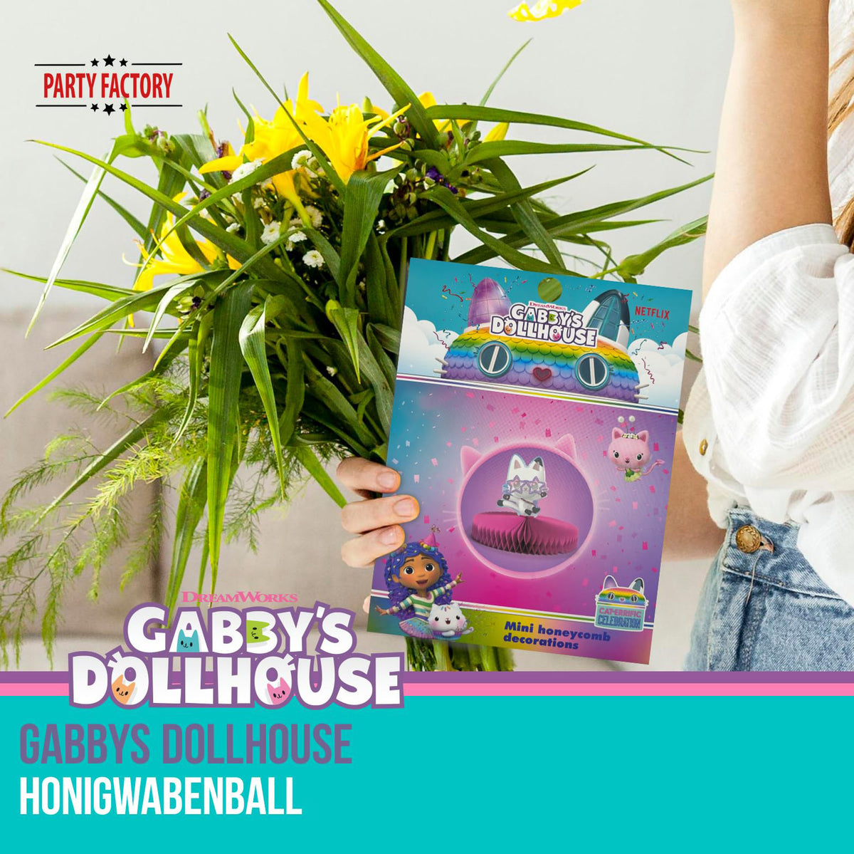 Gabby’s Dollhouse Honigwabenball Motiv 3 Pandy 11