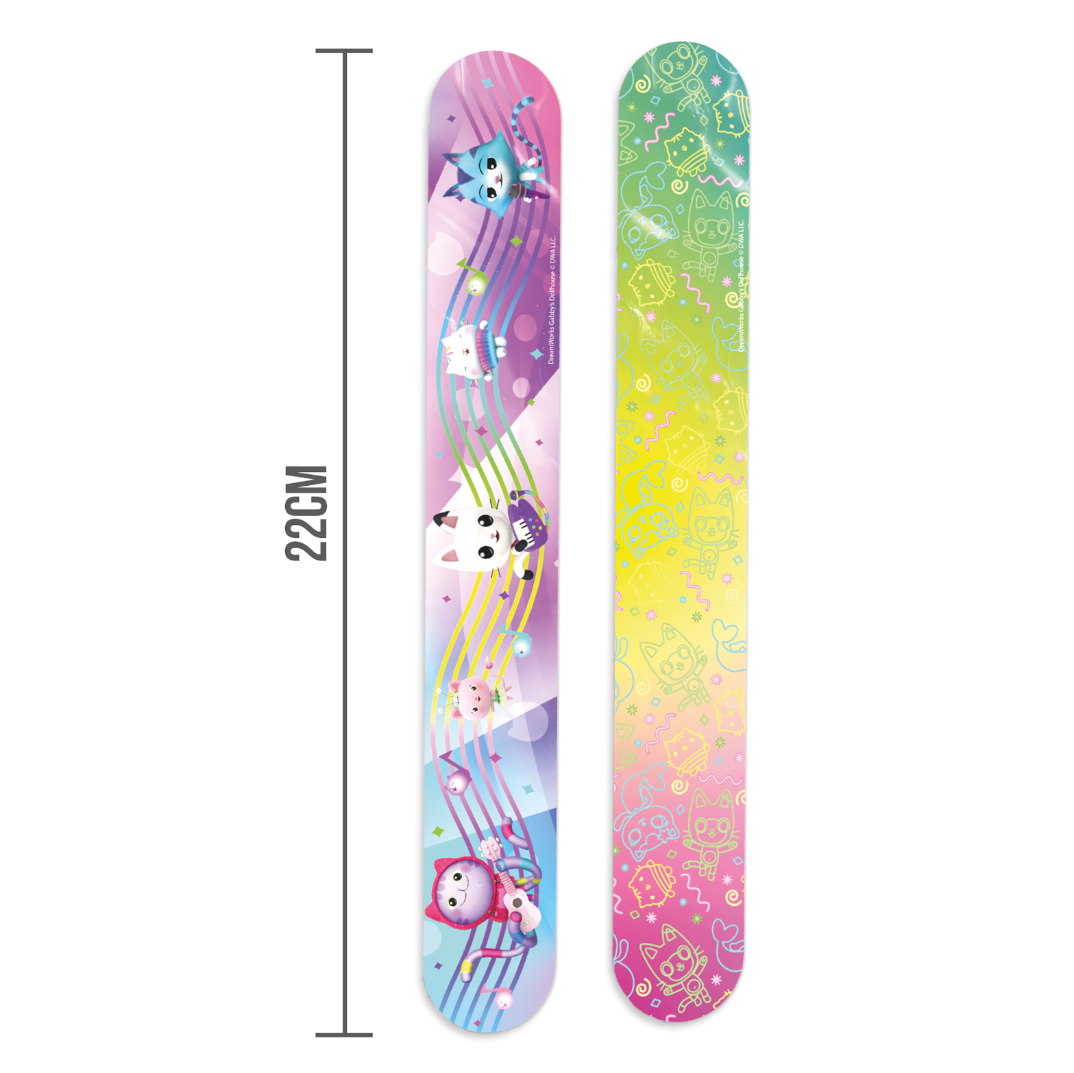 Gabby's Dollhouse Slap Bracelet 2-Piece Set - Colorful Snap Bracelets for Kids 2