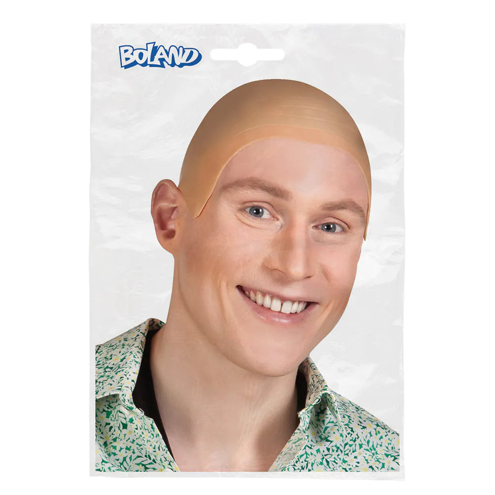 Latex Glatzkopf Kappe – realistische Glatze für Kostüm, Theater, Party & Fasching 2