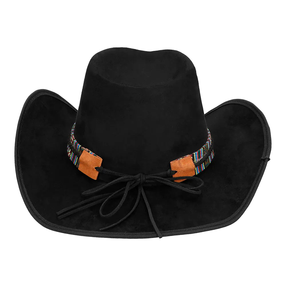 Cowboy-Hut Django Herren Westernhut in Wildlederlook Farbauswahl schwarz braun 7