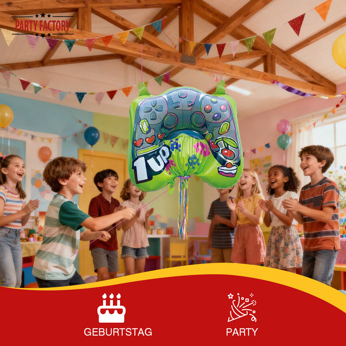 Zieh-Pinata Controller aufblasbar 80×75 cm 9