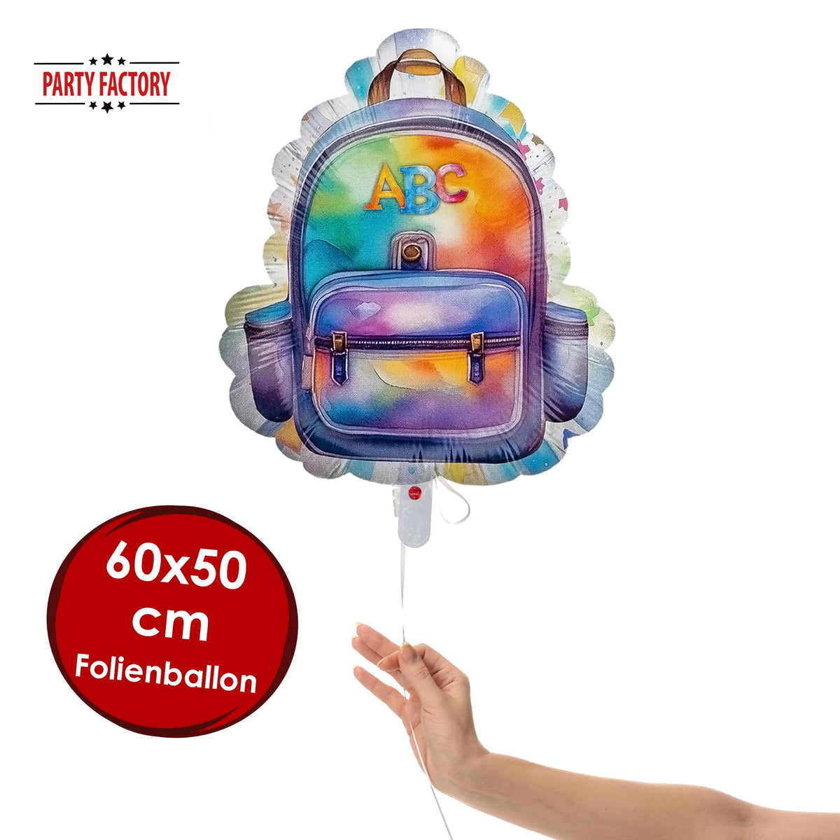 Folienballon Back to school Rucksack 50 x 60 cm 9