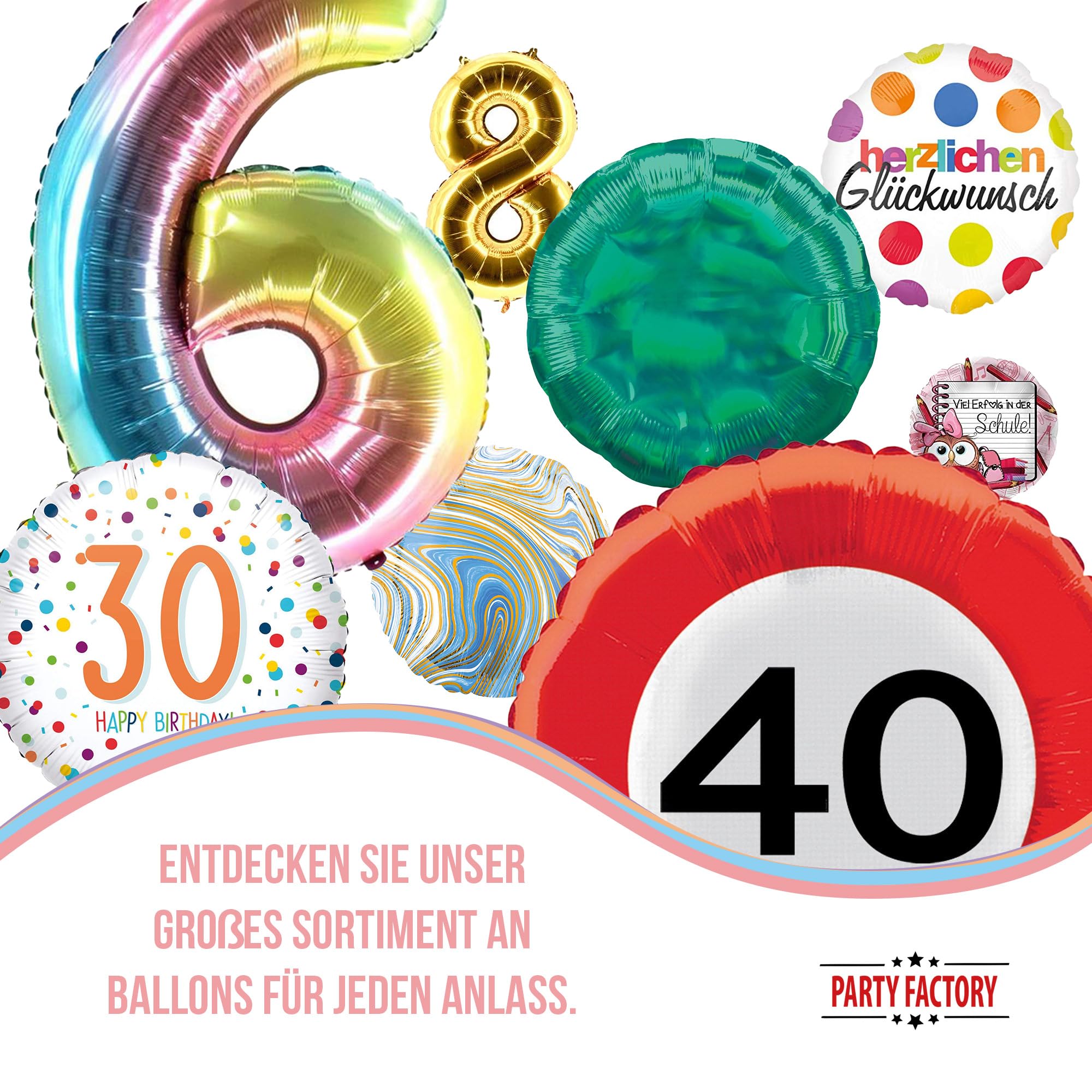 Folienballon Gender Reveal Baby Boy rund 45cm 7