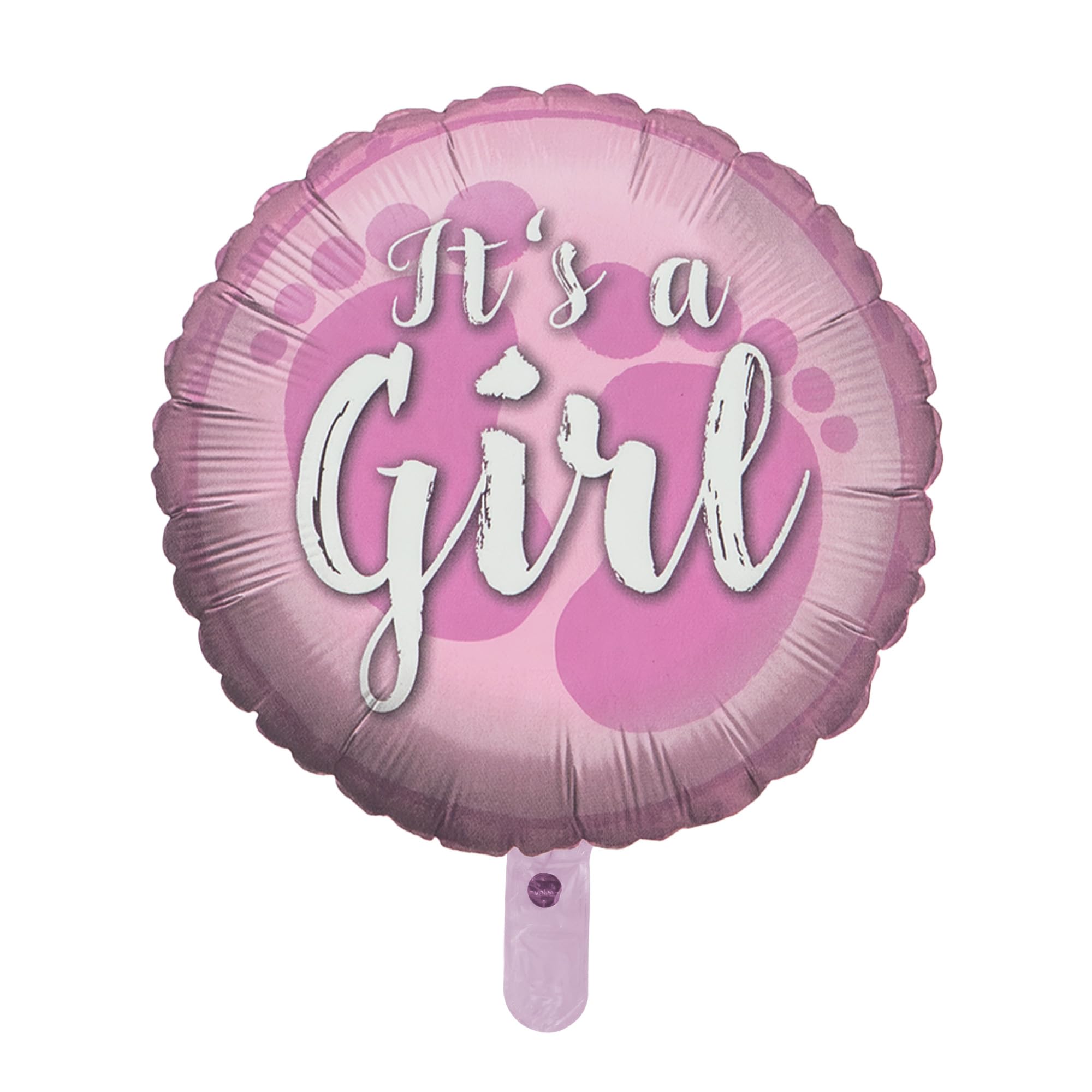 Foil Balloon Gender Reveal It's a Girl Round 45cm 8