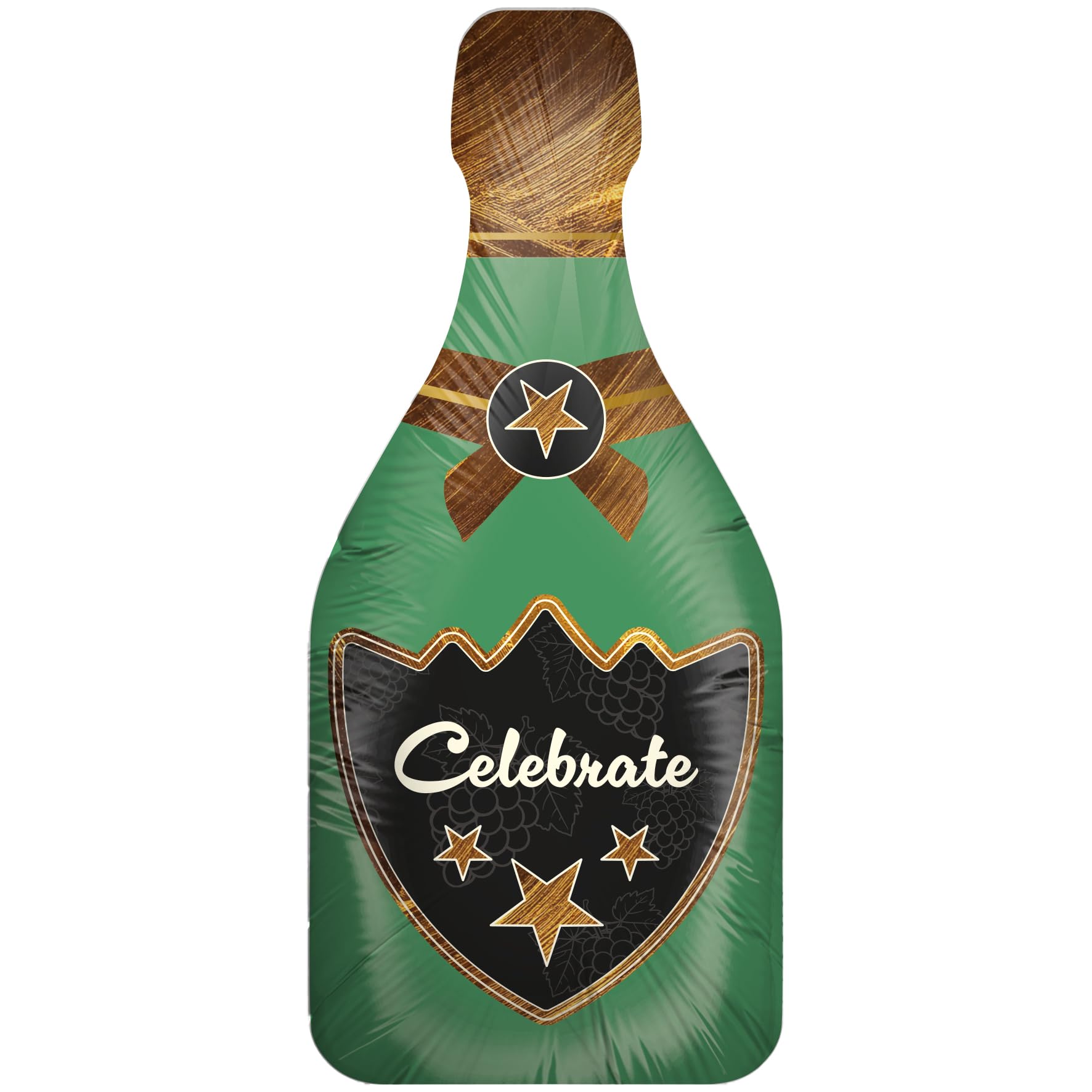 Folienballon Champagner Grün 47 x 97 cm