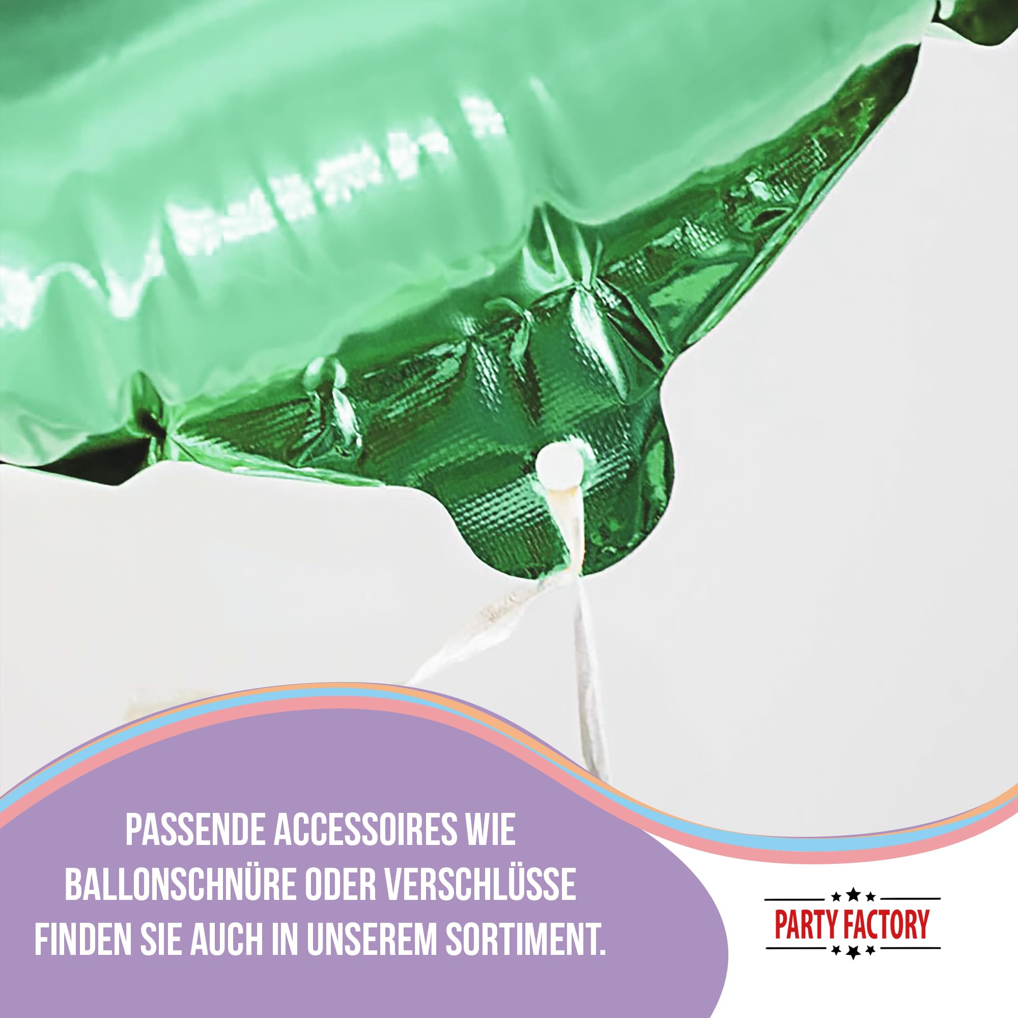 Foil balloon champagne green 6