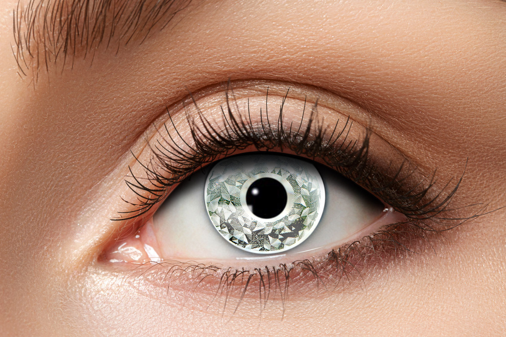 Zoelibat Eyecatcher 12 Monats-Kontaktlinsen Grey Cristal 2