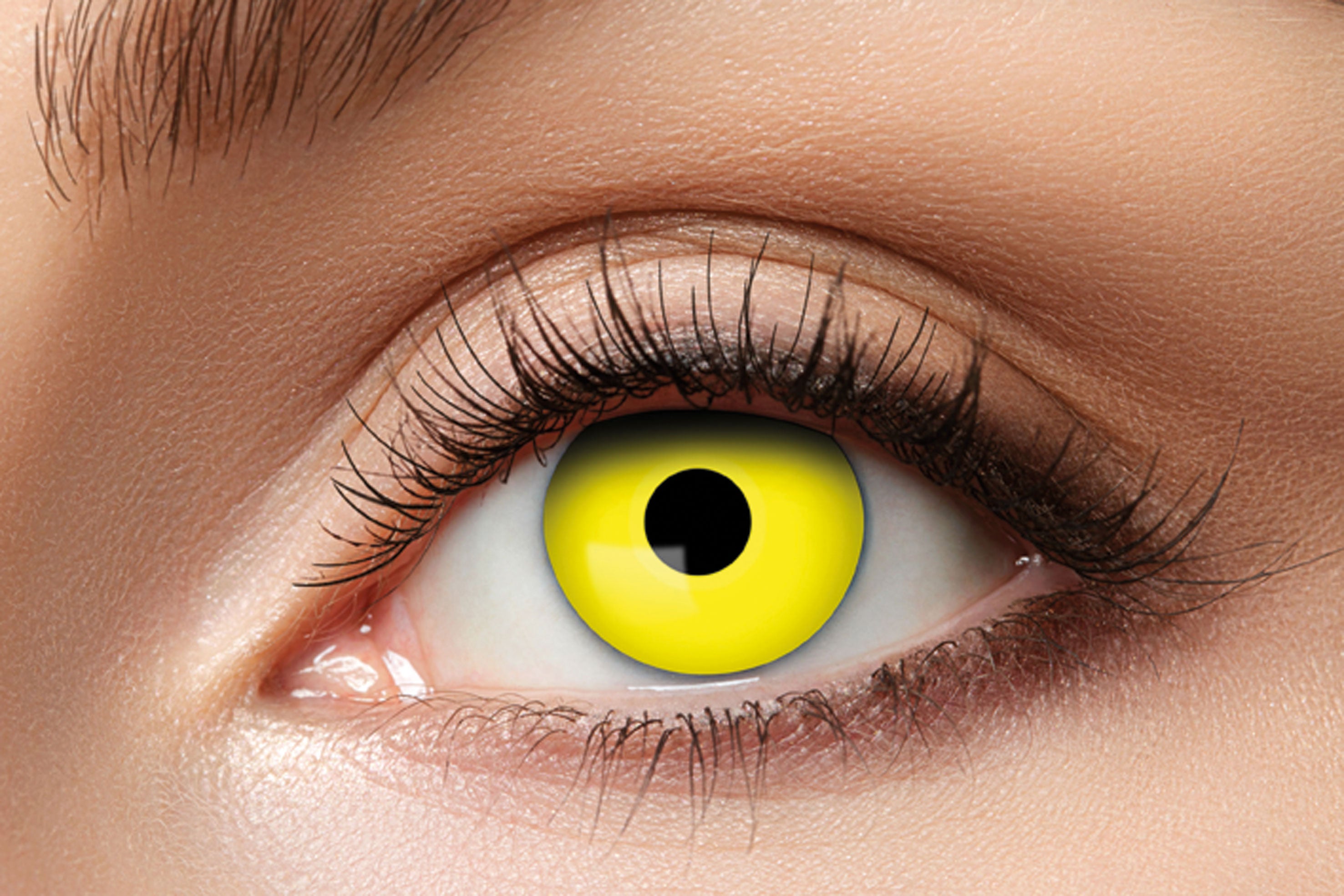 Zoelibat Eyecatcher 12 Monats-Kontaktlinsen Yellow Crow Eye 2