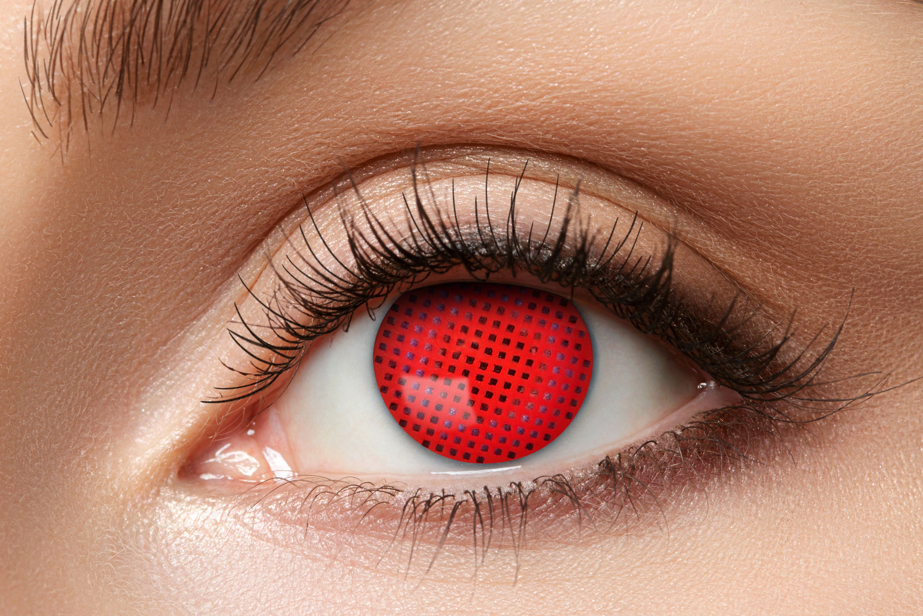 Zoelibat Eyecatcher 12 Monats-Kontaktlinsen Red Screen 2