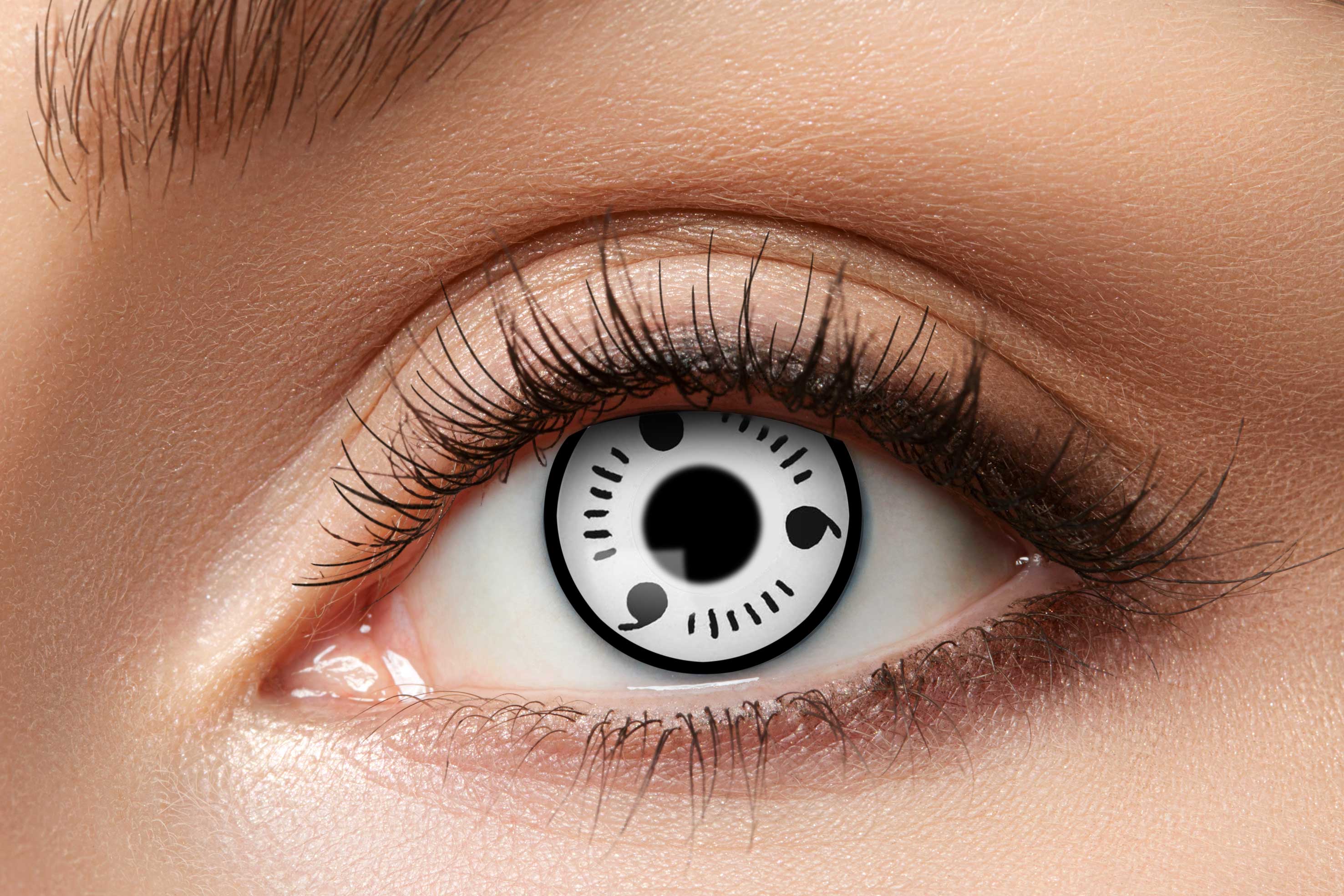 Zoelibat Eyecatcher 12 Monats-Kontaktlinsen White Itachi 2