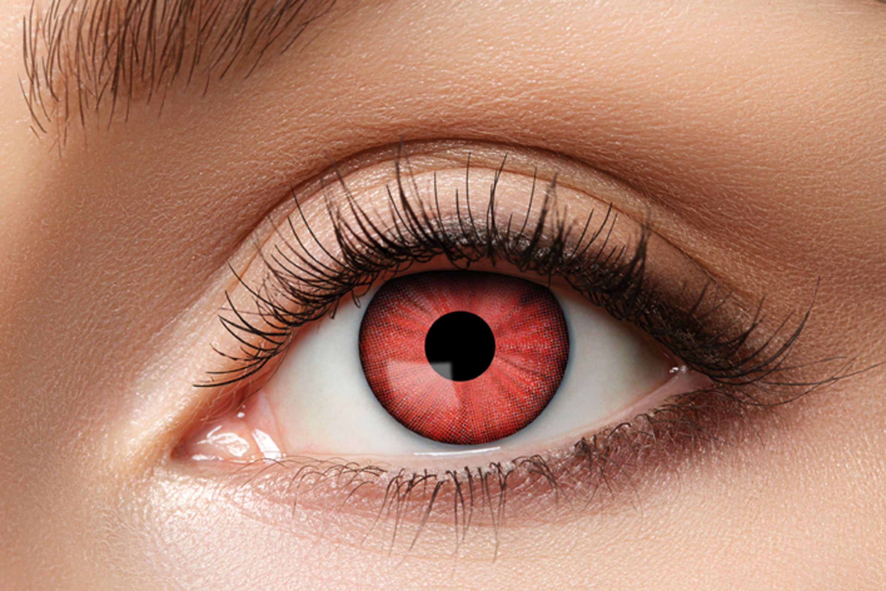 Zoelibat Eyecatcher 12-month contact lenses Electro Red 2
