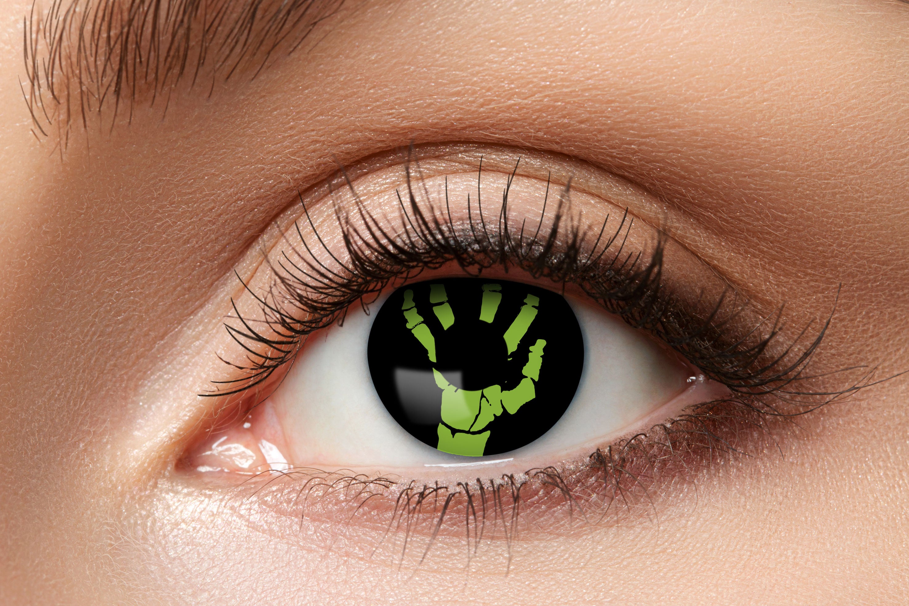 Zoelibat Eyecatcher 12 Monats-Kontaktlinsen Green Hand 2