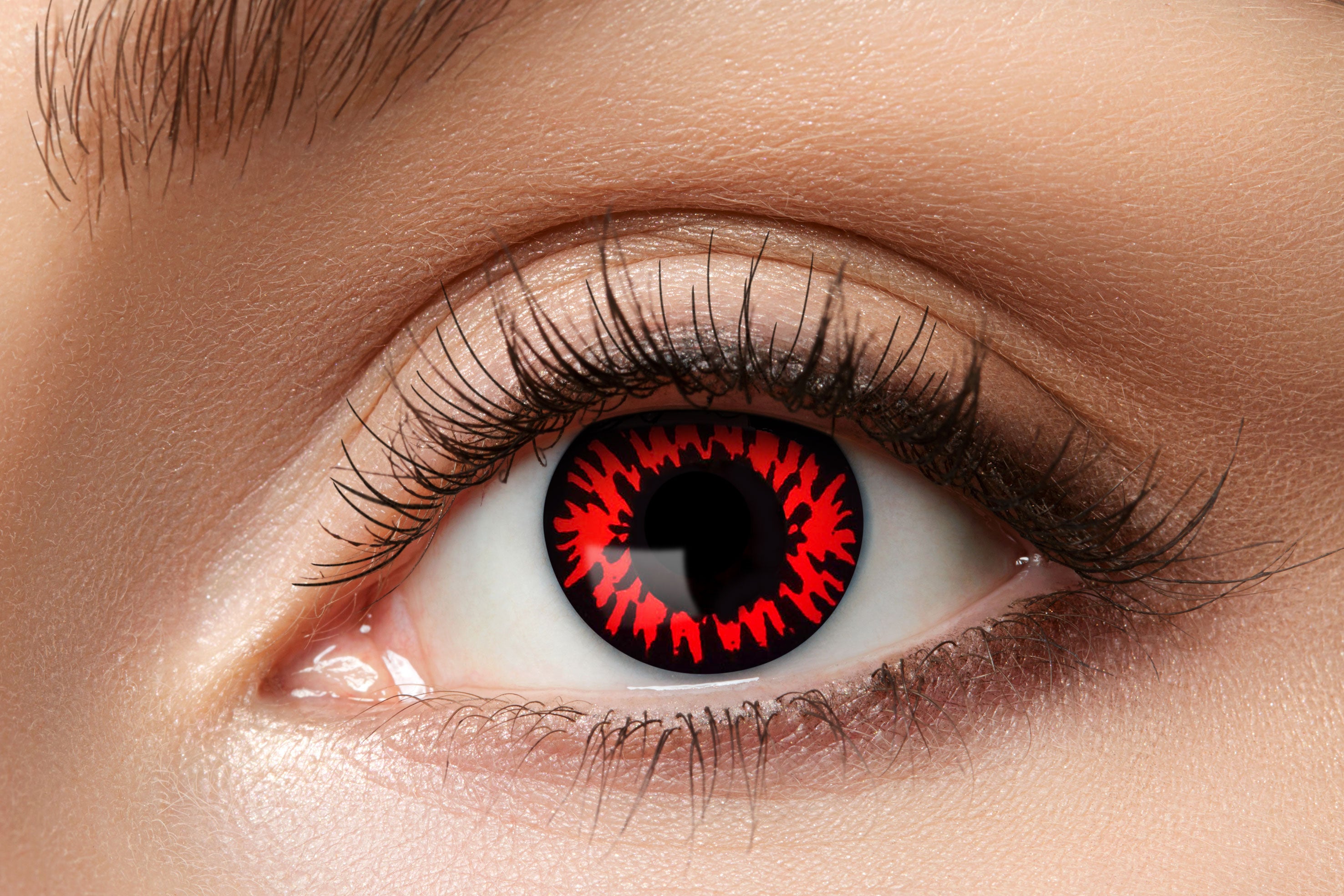 Zoelibat Eyecatcher 3 Monats-Kontaktlinsen Red Wolf 2