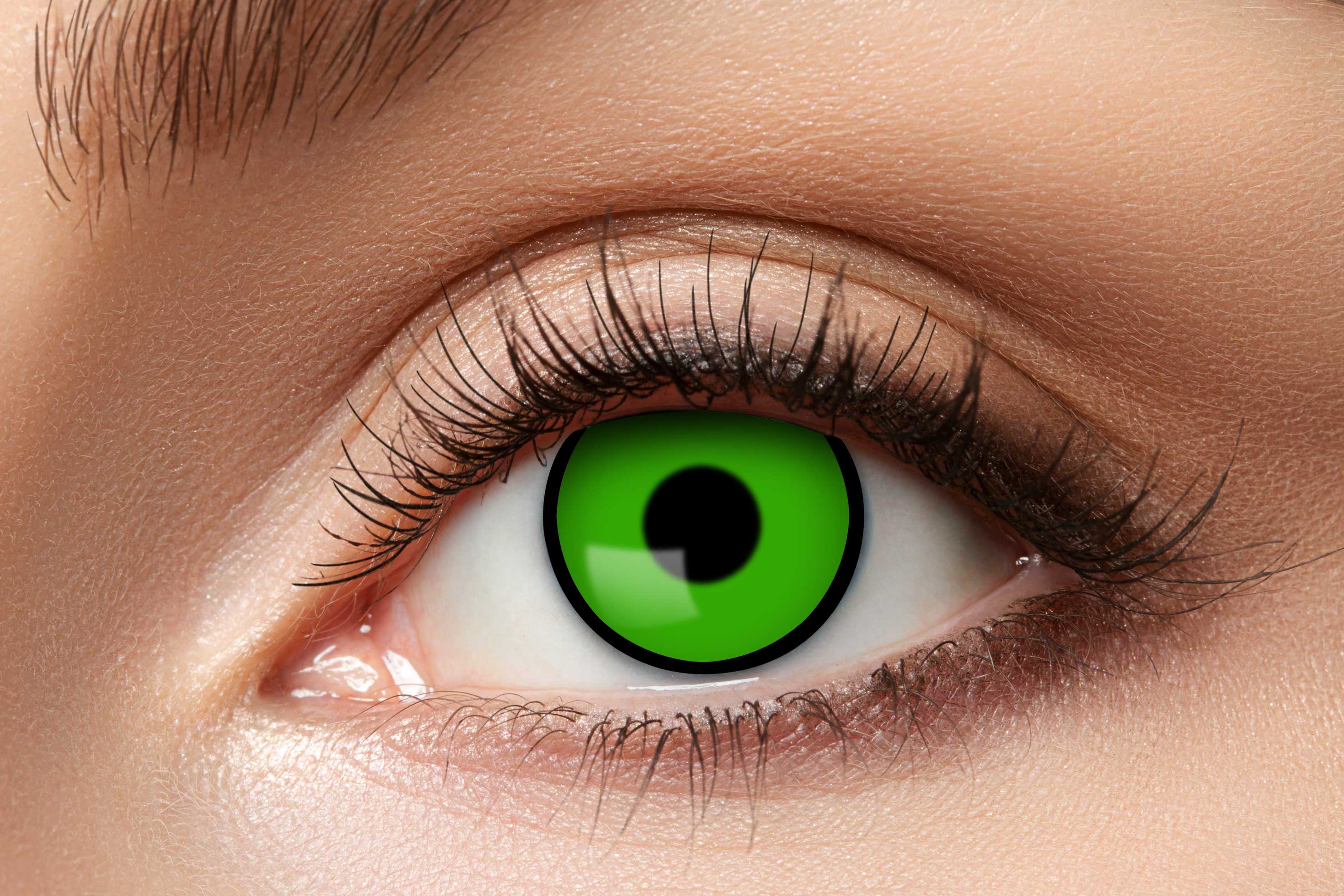 Zoelibat Eyecatcher Wochen-Kontaktlinsen Green Eye 2