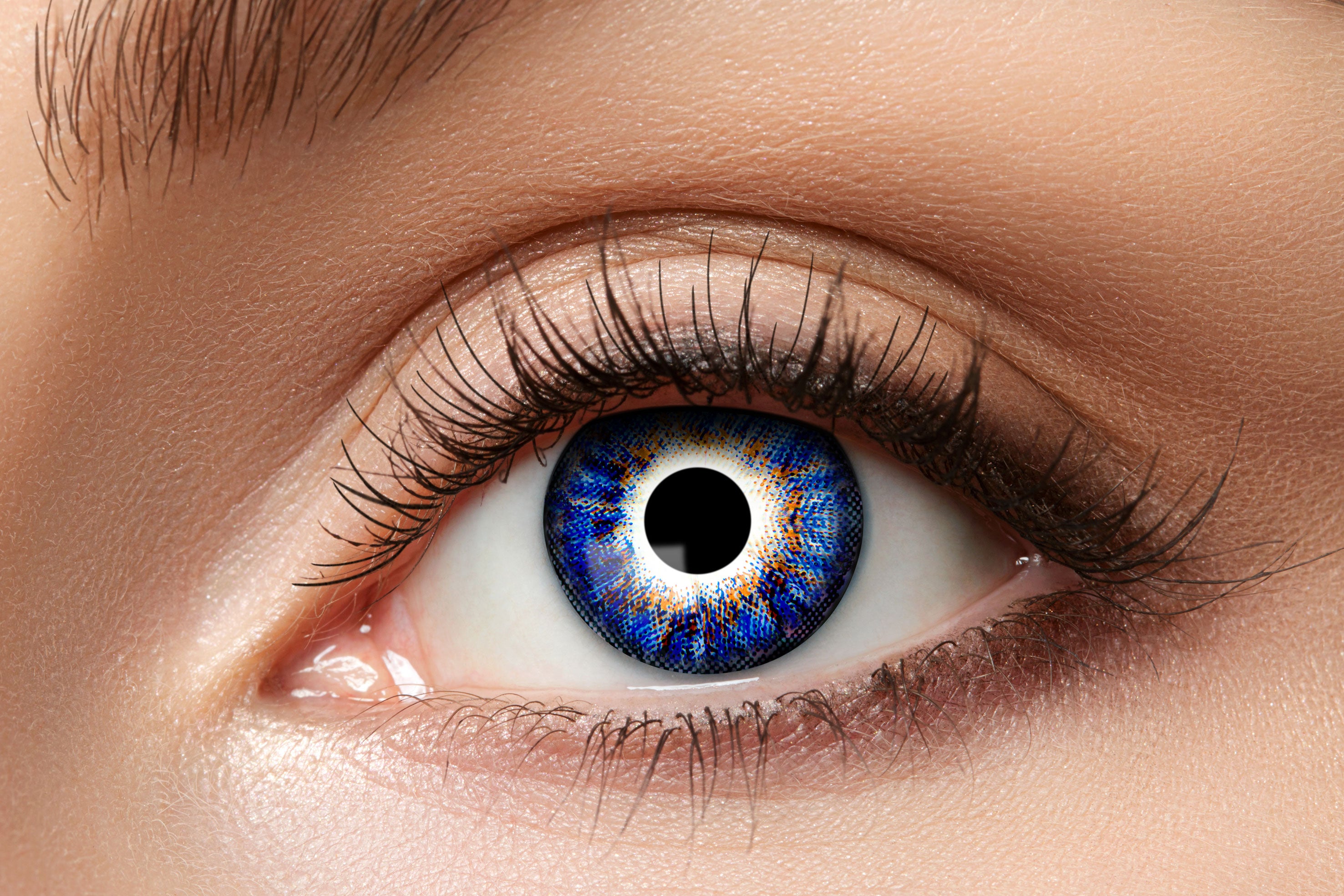Zoelibat Eyecatcher 12 Monats-Kontaktlinsen Tone True Saphir 2