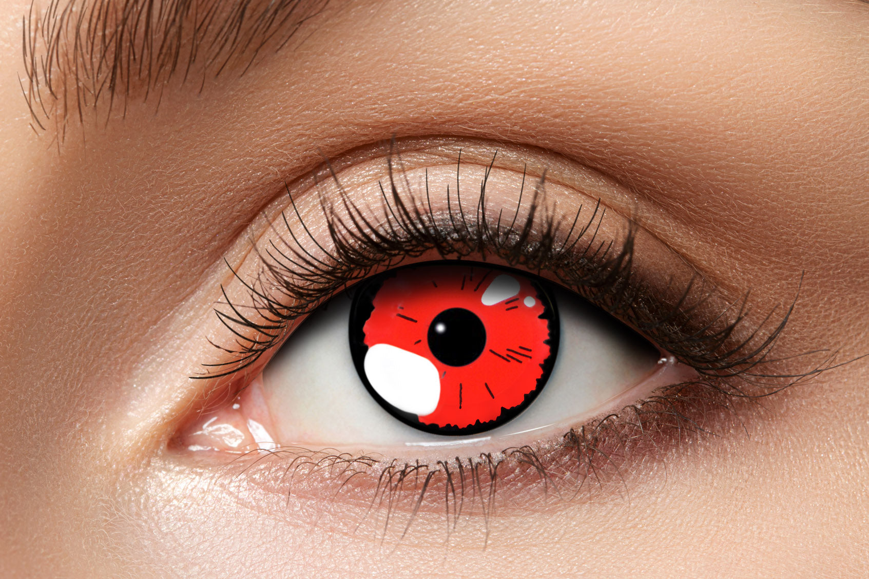 Zoelibat Eyecatcher 3 Monats-Kontaktlinsen Red Lobelia 2