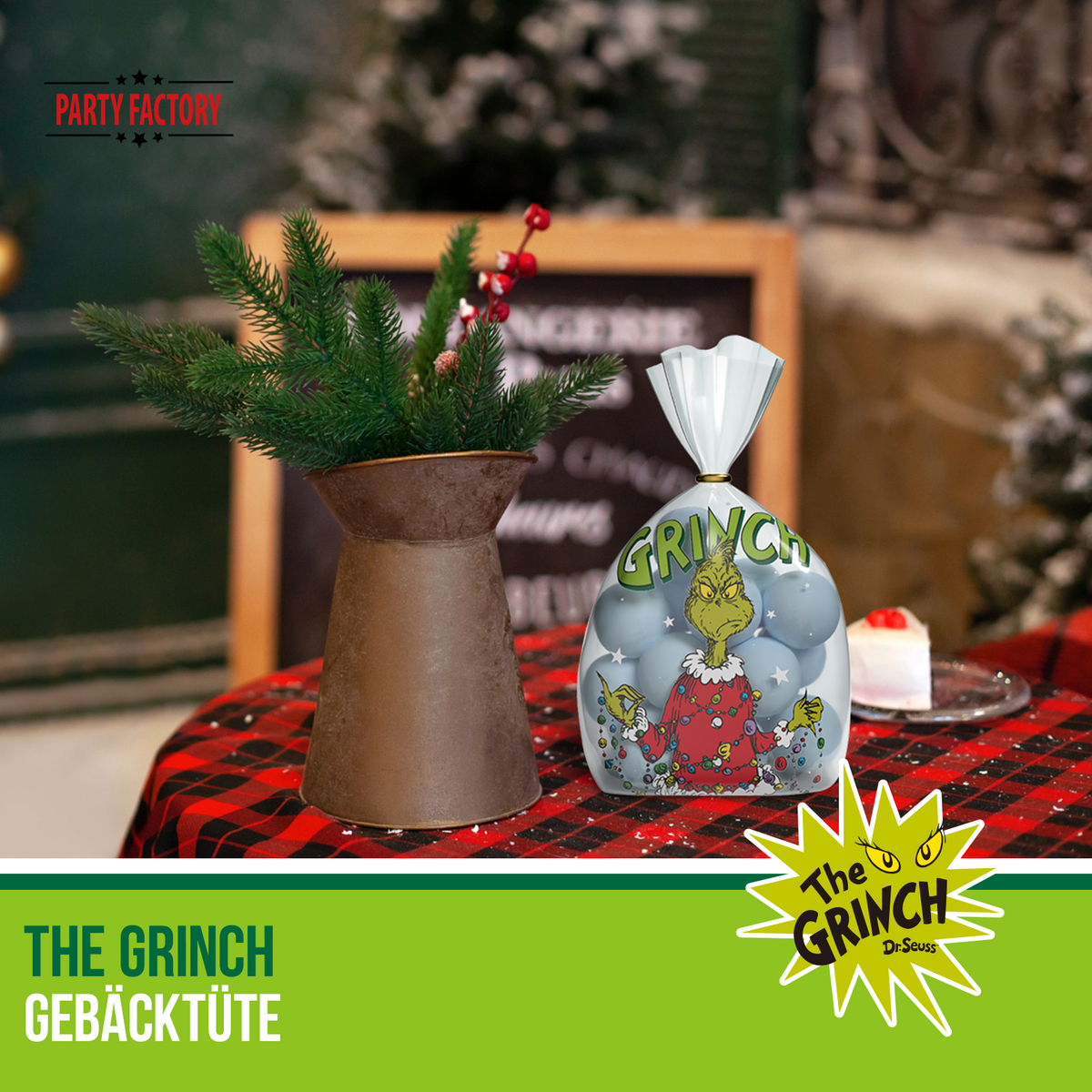 The Grinch Gebäcktüten 8er Set – Geschenkbeutel Weihnachten Party 13