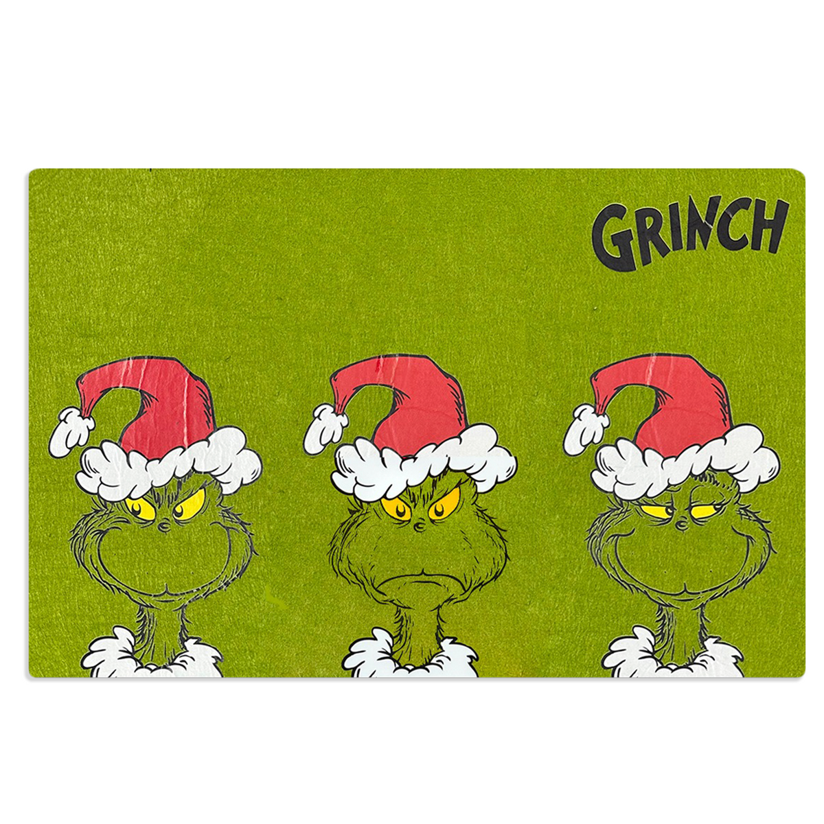 The Grinch Platzmatte Filz 45x30 cm grün – Weihnachtsdeko für Esstisch 8