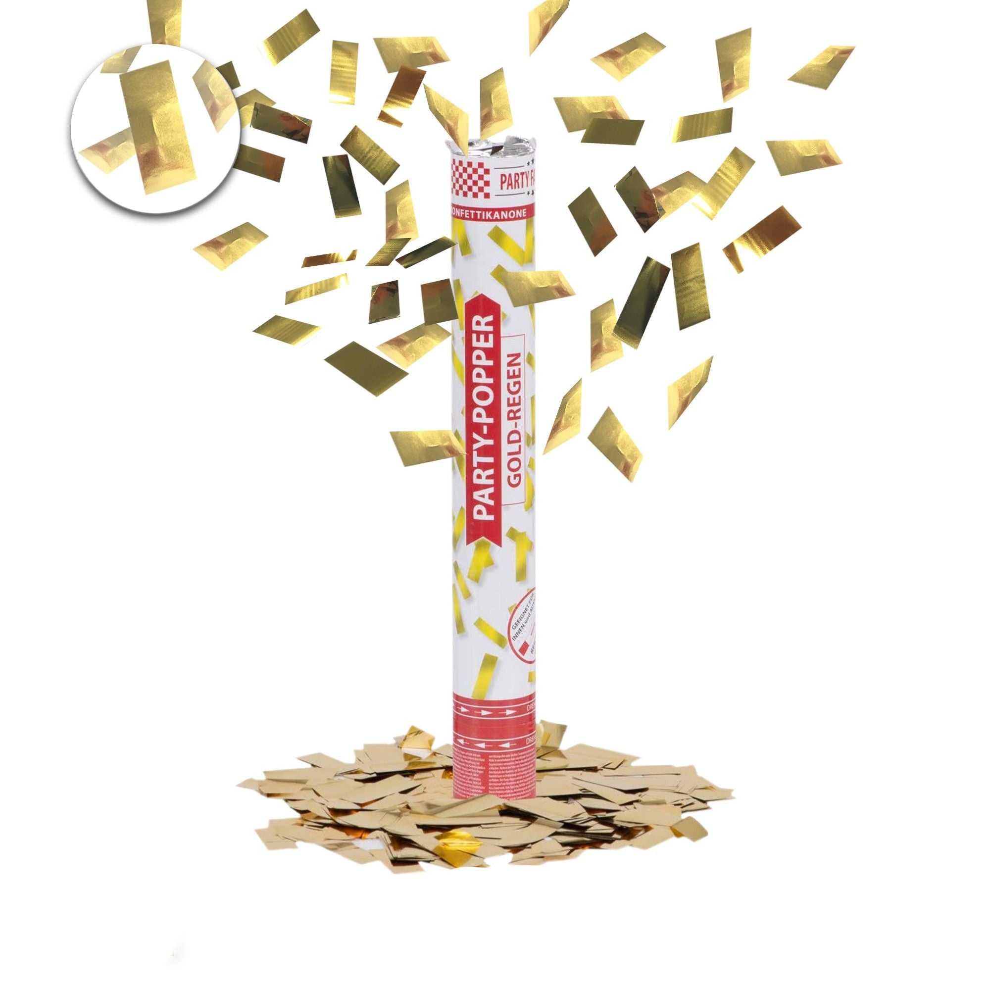 Party Poppers Gold Rain 8