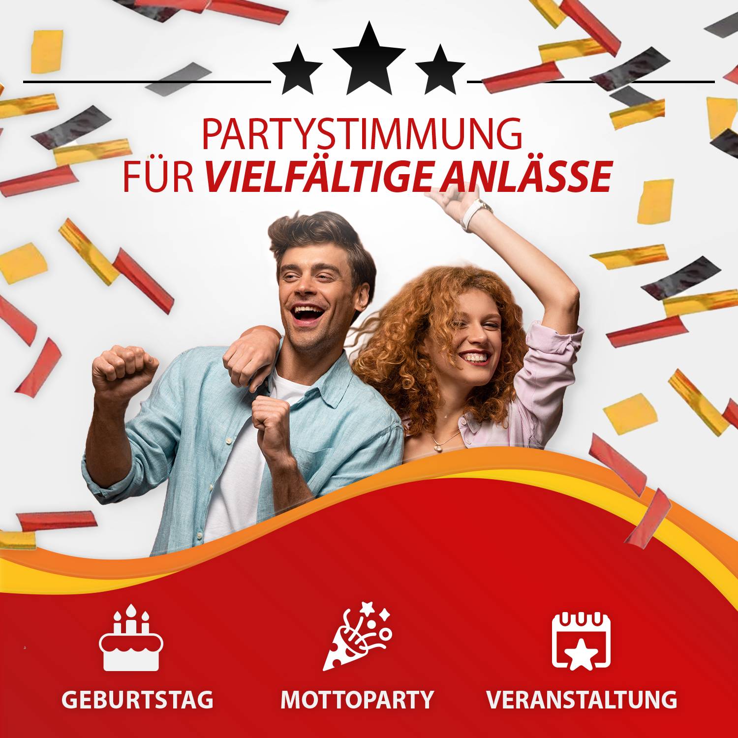 Party poppers 40 cm, Germany 4