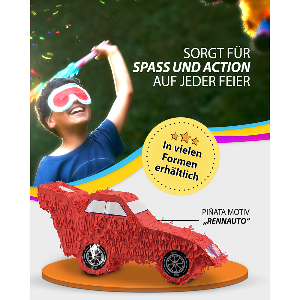 Pinata Rennwagen 3