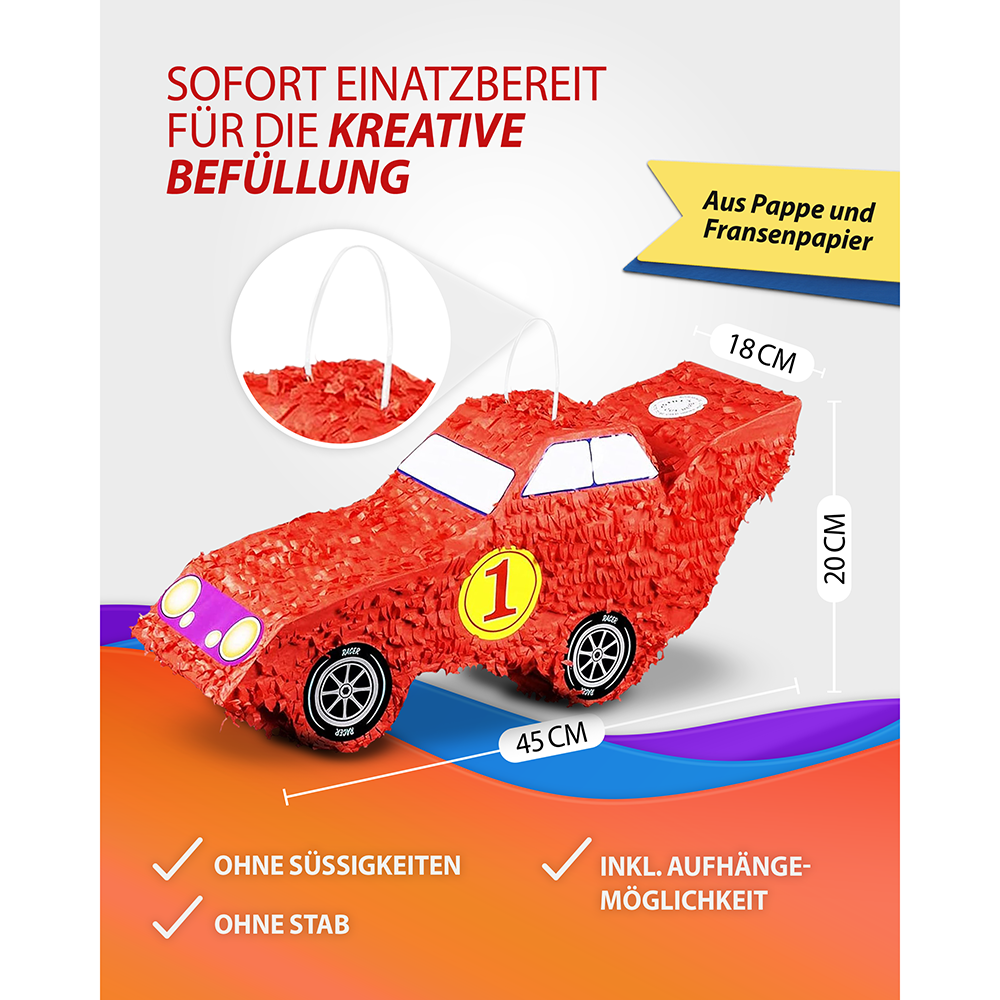 Pinata Rennwagen 4
