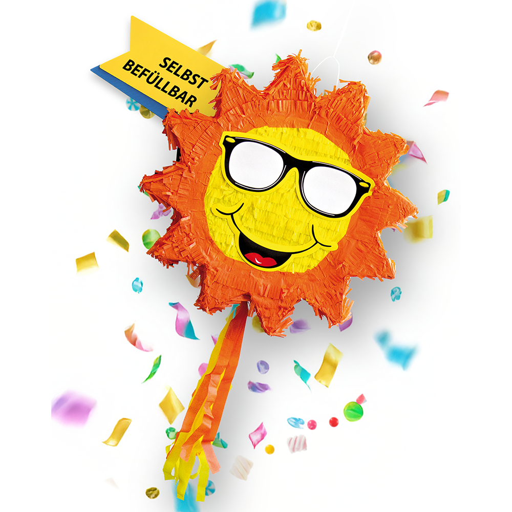 Pinata Sun with Pull String – Buy Summer Party Fun for Kids