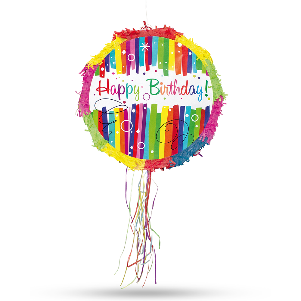 Piñata Colorful Happy Birthday 8