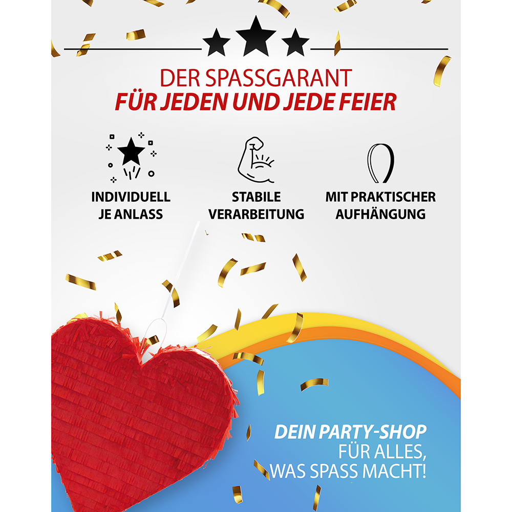 Pinata Red Heart 7