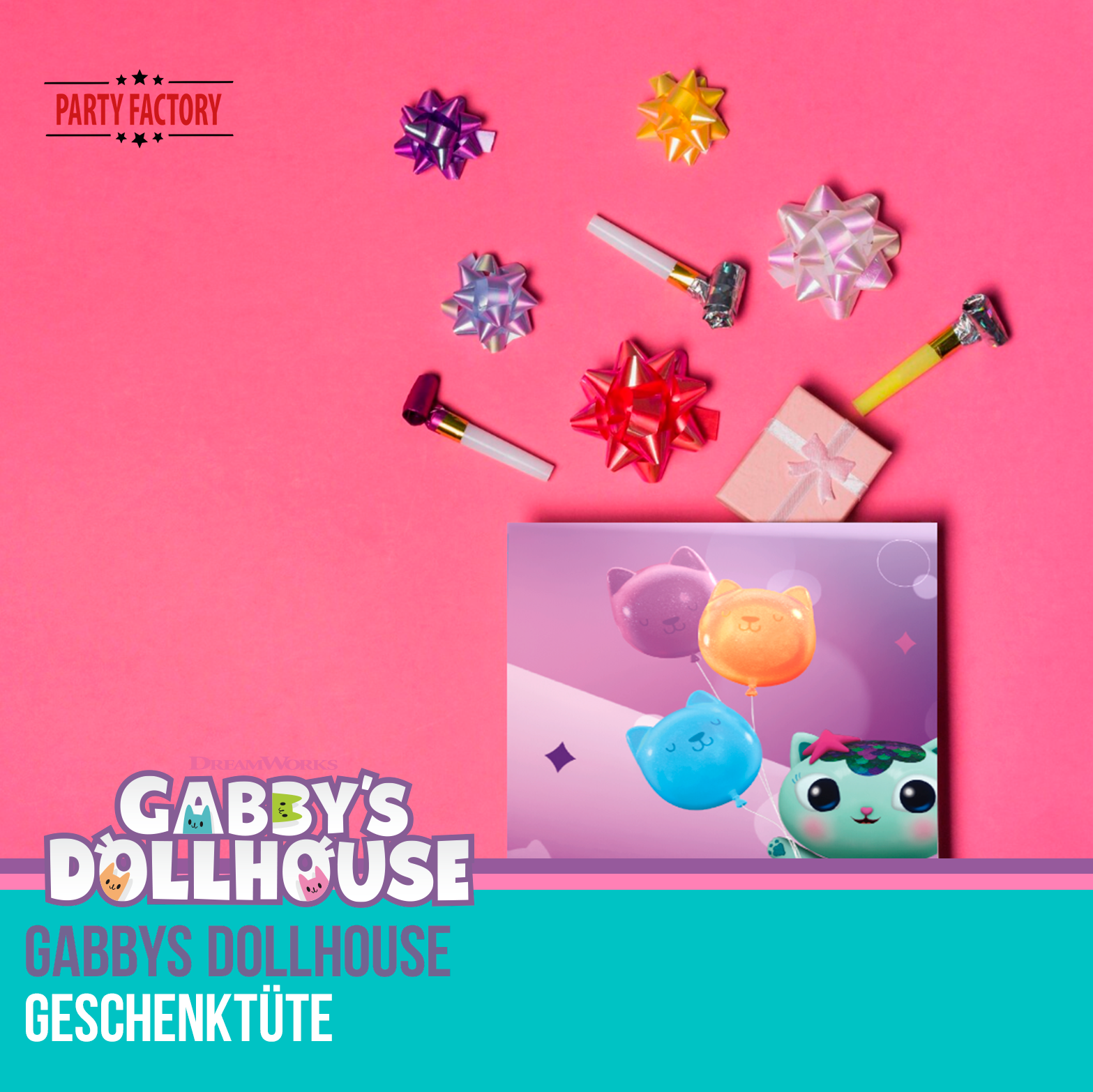 Gabby’s Dollhouse Geschenktüten 10 Stück – Partytüten für Kindergeburtstag 5
