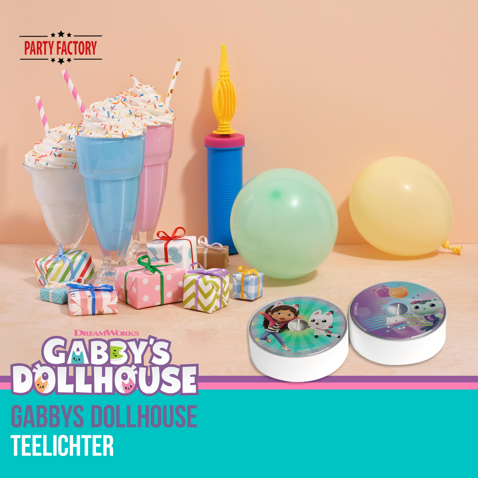 Gabby’s Dollhouse Teelichter 10 Stück 5