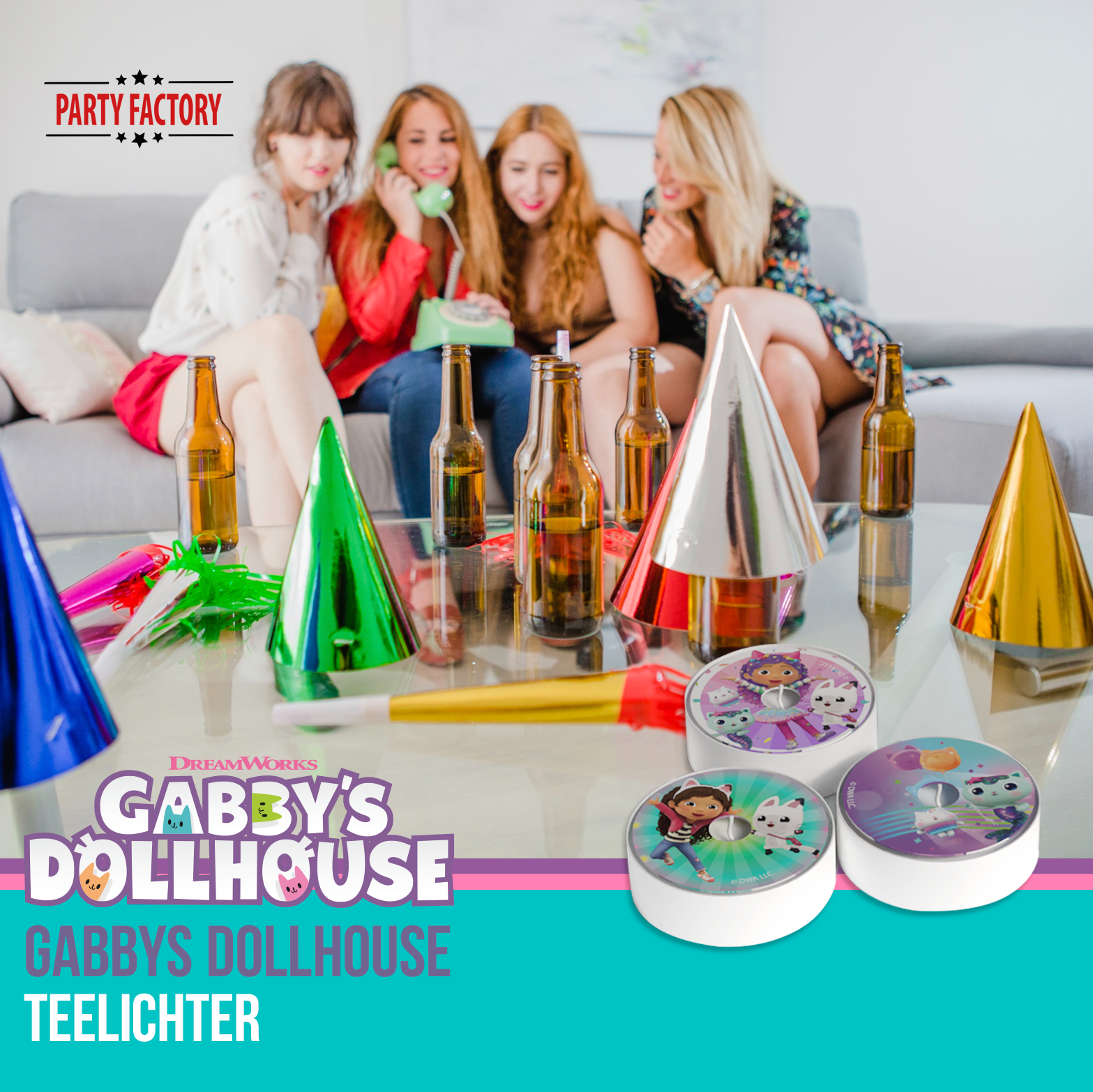 Gabby’s Dollhouse Teelichter 10 Stück 6