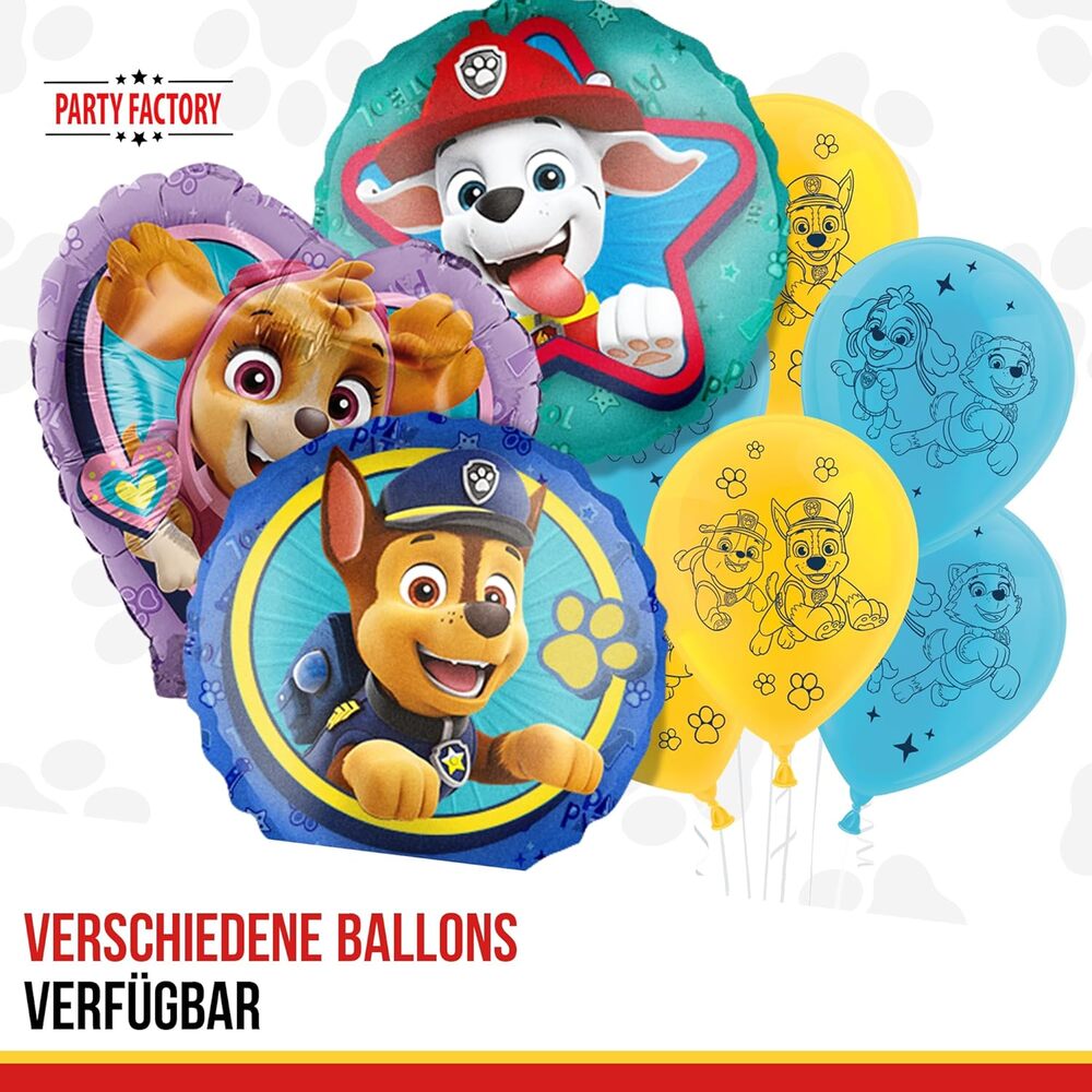 Paw Patrol Set of 10 Latex Balloons Ø25 cm 11