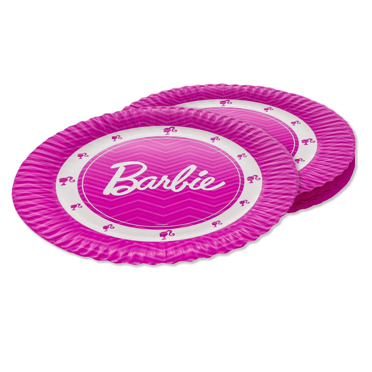 Barbie Papp-Teller 23cm – 8 Stück 8