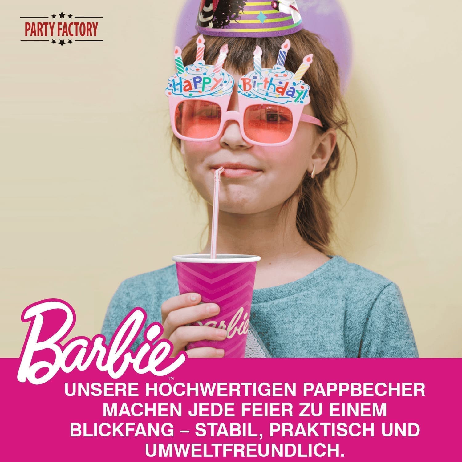 Barbie Cups 250ml – 8 Pack 11