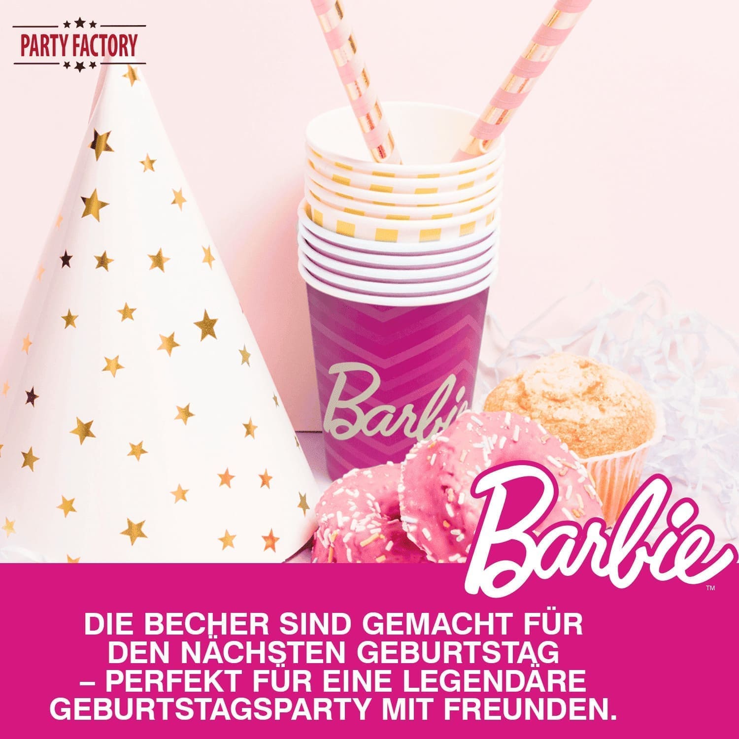 Barbie Cups 250ml – 8 Pack 13