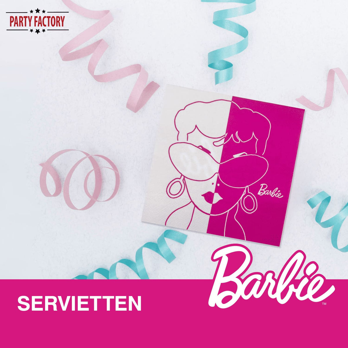 Barbie Servietten 3-lagig – 20er Pack Geburtstag 9