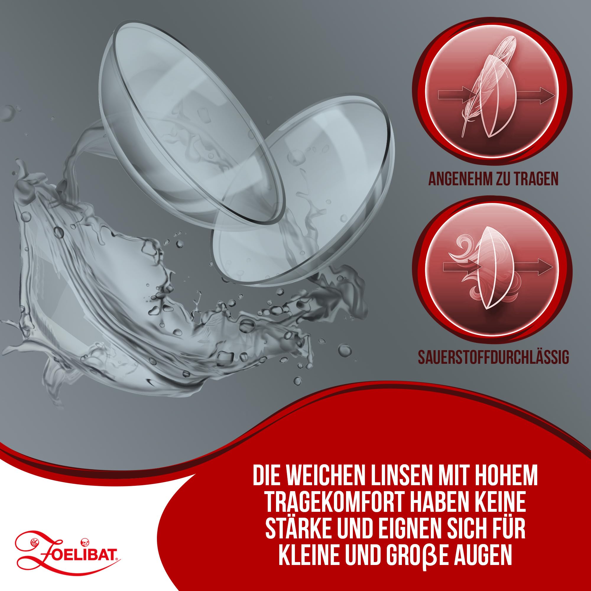 Zoelibat Eyecatcher Wochen-Kontaktlinsen Black Witch 6