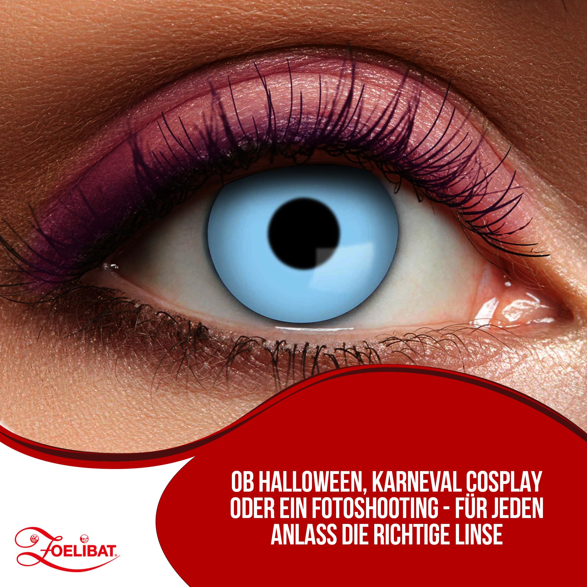Zoelibat Eyecatcher Wochen-Kontaktlinsen Ice Blue 13