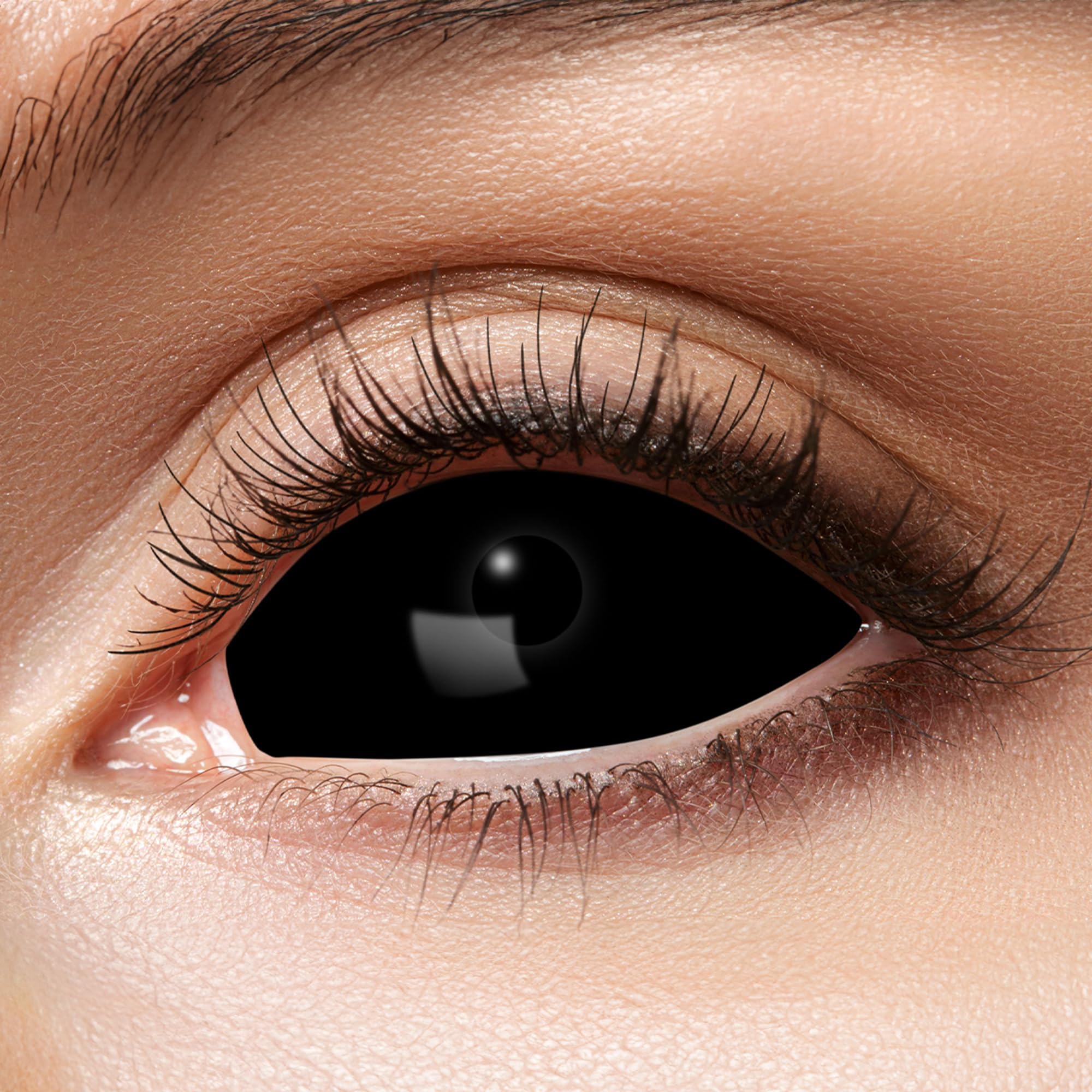 Zoelibat Eyecatcher Sclera 6 Monats-Kontaktlinsen Black Eye 8